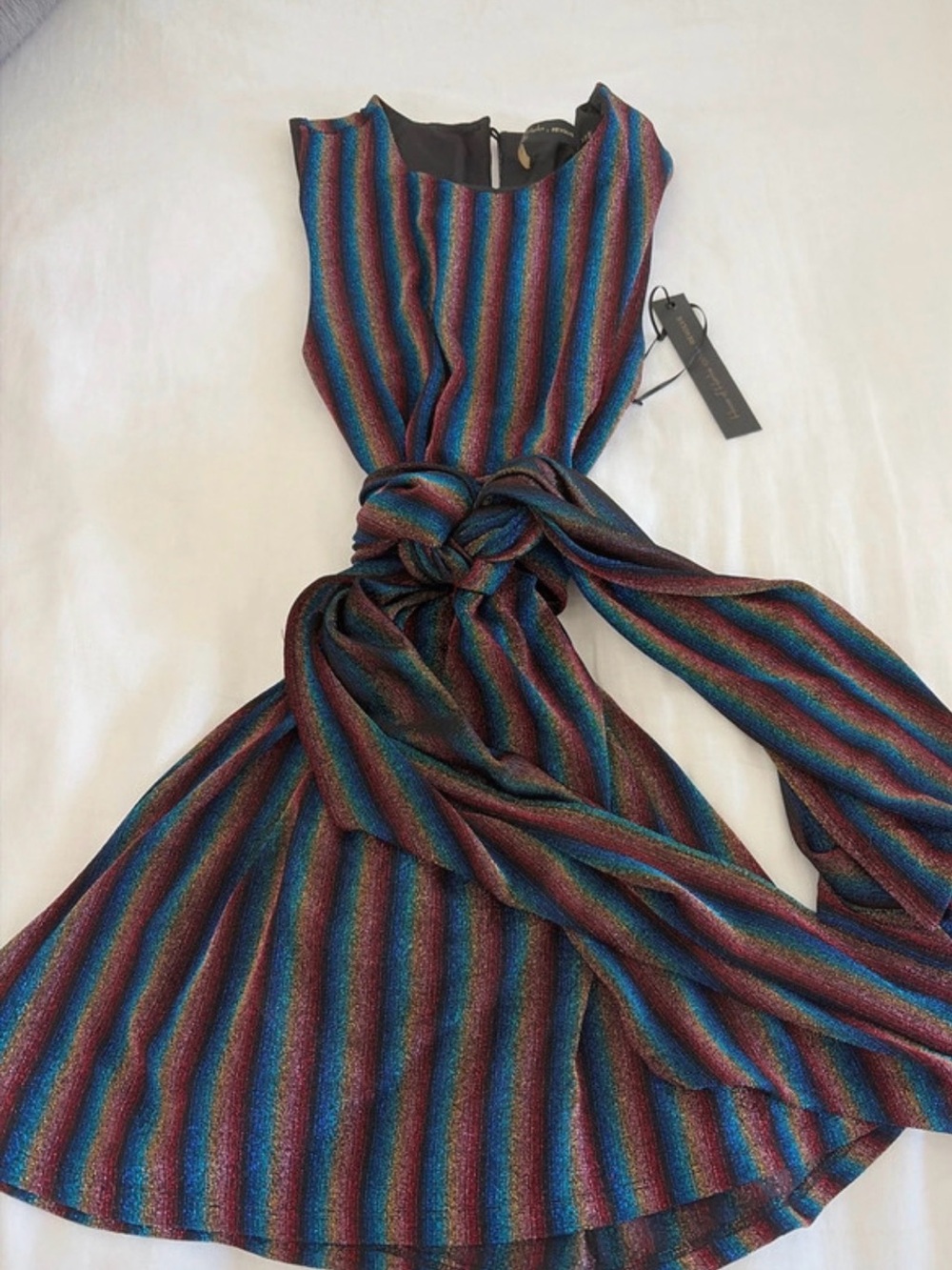 House of Harlow 1960 Multi-Color Striped Mini Dress